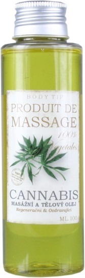 BODY TIP Masážny a telový olej Canabis 100 ml