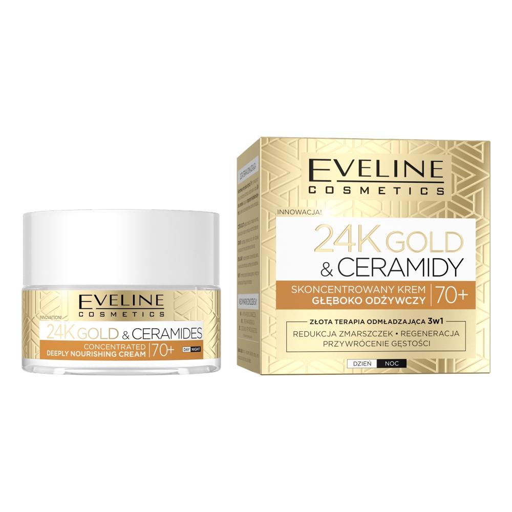 Eveline Cosmetics 24K Gold&Ceramides krém 70+ 50 ml