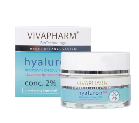 Vivapharm Hyaluron Intenzívny pleťový krém s kyselinou hyalurónovou 50 ml
