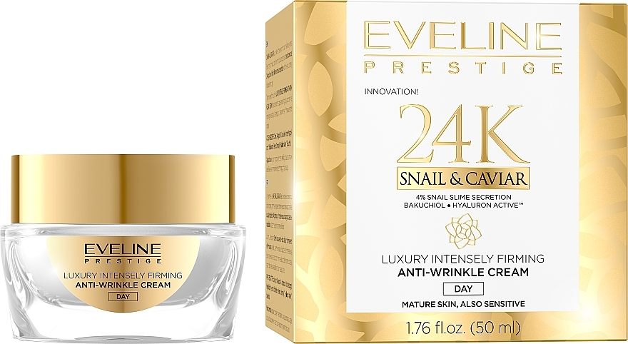 Eveline Cosmetics 24K Snail & Caviar denný 50 ml