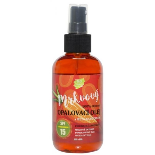 Vivaco Mrkvový opaľovací olej s betakaroténom SPF 15 150 ml